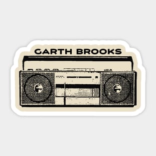 Garth Brooks Sticker